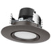 Direct Wire LED Downlight Satco S11856 7.5 Watt - LED Retrofit Downlight - Gimbaled - 120 Volt - CCT Selectable - Bronze Finish Satco