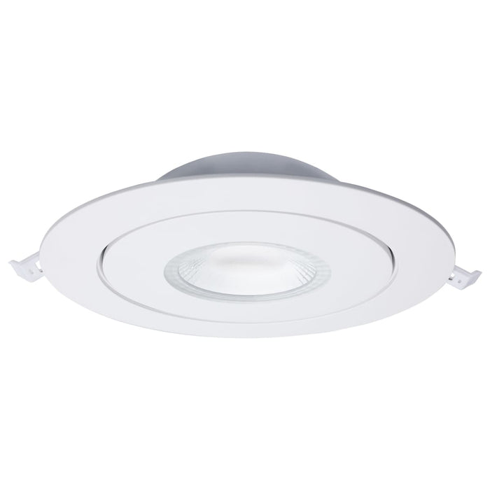 Remote Driver LED Downlight Satco S11860 15 Watt - CCT Selectable - LED Direct Wire Downlight - Gimbaled - 6 Inch Round - Remote Driver - White Satco