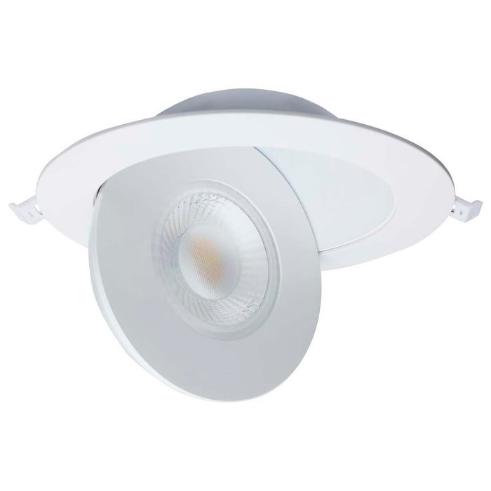 Remote Driver LED Downlight Satco S11860 15 Watt - CCT Selectable - LED Direct Wire Downlight - Gimbaled - 6 Inch Round - Remote Driver - White Satco