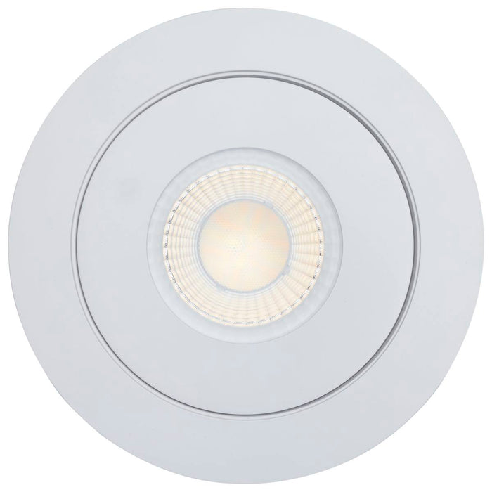 Remote Driver LED Downlight Satco S11860 15 Watt - CCT Selectable - LED Direct Wire Downlight - Gimbaled - 6 Inch Round - Remote Driver - White Satco