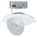 Remote Driver LED Downlight Satco S11860 15 Watt - CCT Selectable - LED Direct Wire Downlight - Gimbaled - 6 Inch Round - Remote Driver - White Satco