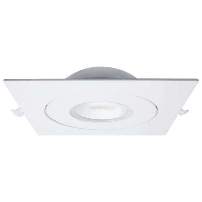 Remote Driver LED Downlight Satco S11861 15 Watt - CCT Selectable - LED Direct Wire Downlight - Gimbaled - 6 Inch Square - Remote Driver - White Satco