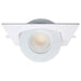 Remote Driver LED Downlight Satco S11861 15 Watt - CCT Selectable - LED Direct Wire Downlight - Gimbaled - 6 Inch Square - Remote Driver - White Satco