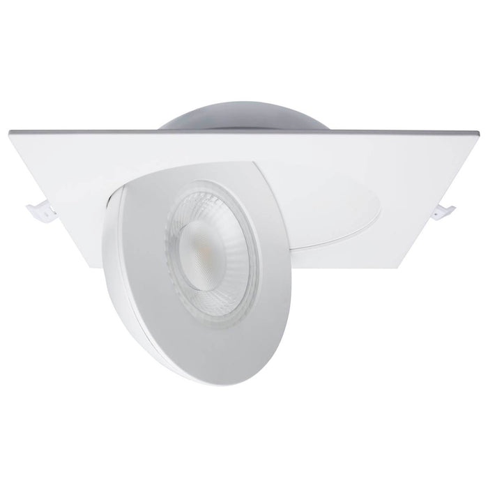 Remote Driver LED Downlight Satco S11861 15 Watt - CCT Selectable - LED Direct Wire Downlight - Gimbaled - 6 Inch Square - Remote Driver - White Satco