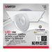 Remote Driver LED Downlight Satco S11861 15 Watt - CCT Selectable - LED Direct Wire Downlight - Gimbaled - 6 Inch Square - Remote Driver - White Satco