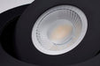 Remote Driver LED Downlight Satco S11862 15 Watt - CCT Selectable - LED Direct Wire Downlight - Gimbaled - 6 Inch Round - Remote Driver - Black Satco