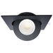 Remote Driver LED Downlight Satco S11863 15 Watt - CCT Selectable - LED Direct Wire Downlight - Gimbaled - 6 Inch Square - Remote Driver - Black Satco