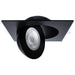 Remote Driver LED Downlight Satco S11863 15 Watt - CCT Selectable - LED Direct Wire Downlight - Gimbaled - 6 Inch Square - Remote Driver - Black Satco