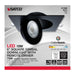 Remote Driver LED Downlight Satco S11863 15 Watt - CCT Selectable - LED Direct Wire Downlight - Gimbaled - 6 Inch Square - Remote Driver - Black Satco