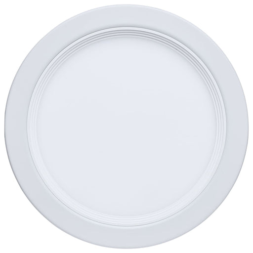 Remote Driver LED Downlight Satco S11867R1 13 Watt LED - Fire Rated 6 Inch Direct Wire Slim Fit Step Baffle Downlight - Round Shape - White Finish - CCT Selectable - 120 Volts - Dimmable Satco