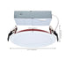 Remote Driver LED Downlight Satco S11869R1 13 Watt LED - Fire Rated 6 Inch - Direct Wire Slim Fit Flat Face Downlight - Round Shape - White Finish - CCT Selectable - 120-277 Volts - 0-10V Dimmable Satco