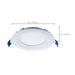 Direct Wire LED Downlight Satco S11870R1 10 Watt LED Direct Wire Downlight - Slimfit - Smooth Baffle - 4 Inch - CCT Selectable - Round - Remote Driver - White Finish Satco