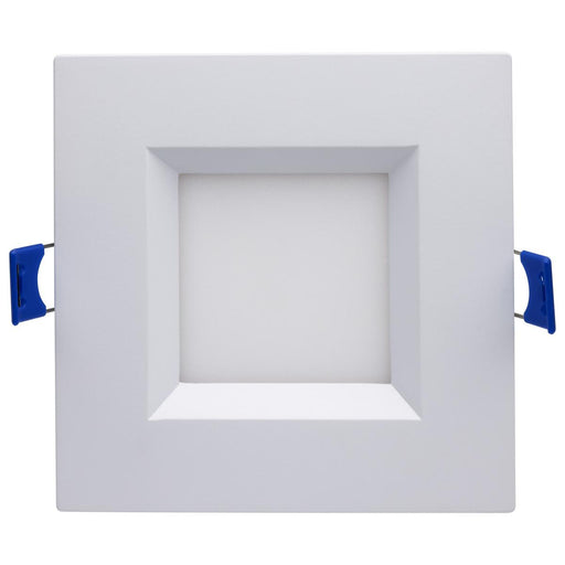 LED Downlight Satco S11871 12WLED/DW/4/CCT-SEL/SQ/RD/WH 4 Inch Square LED Regress Baffle LED Downlight CCT Selectable Satco