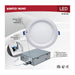 Direct Wire LED Downlight Satco S11872R1 13 Watt LED Direct Wire Downlight - Slimfit - Smooth Baffle - 6 Inch - CCT Selectable - Round - Remote Driver - White Finish Satco