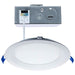 Direct Wire LED Downlight Satco S11872R1 13 Watt LED Direct Wire Downlight - Slimfit - Smooth Baffle - 6 Inch - CCT Selectable - Round - Remote Driver - White Finish Satco