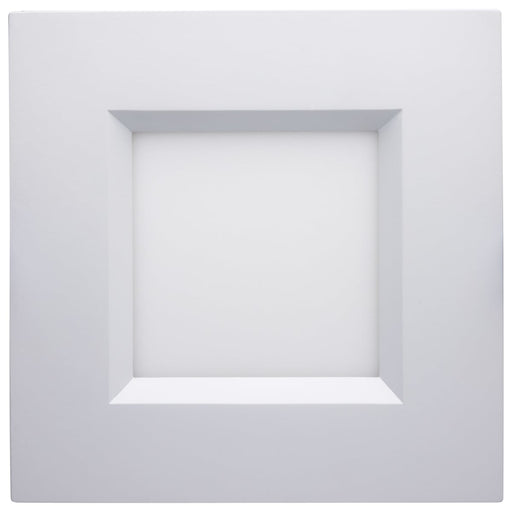 Direct Wire LED Downlight Satco S11873R1 12 Watt LED Direct Wire Downlight - Slimfit - Smooth Baffle - 6 Inch - CCT Selectable - Square - Remote Driver - White Finish Satco