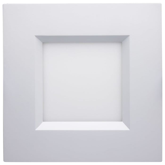 Direct Wire LED Downlight Satco S11873R1 12 Watt LED Direct Wire Downlight - Slimfit - Smooth Baffle - 6 Inch - CCT Selectable - Square - Remote Driver - White Finish Satco