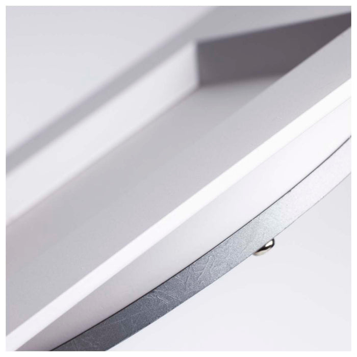 Direct Wire LED Downlight Satco S11873R1 12 Watt LED Direct Wire Downlight - Slimfit - Smooth Baffle - 6 Inch - CCT Selectable - Square - Remote Driver - White Finish Satco