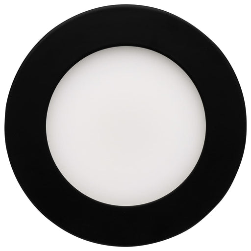 Direct Wire LED Downlight Satco S11874R1 10 Watt LED Direct Wire Downlight - 4-Inch - CCT Selectable - Round - Remote Driver - Black Finish Satco