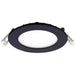 Direct Wire LED Downlight Satco S11874R1 10 Watt LED Direct Wire Downlight - 4-Inch - CCT Selectable - Round - Remote Driver - Black Finish Satco