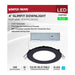 Direct Wire LED Downlight Satco S11874R1 10 Watt LED Direct Wire Downlight - 4-Inch - CCT Selectable - Round - Remote Driver - Black Finish Satco