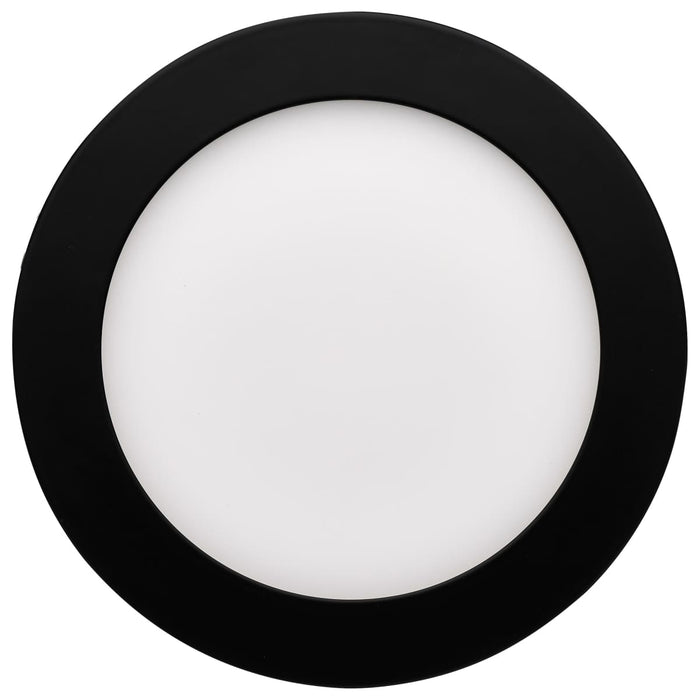 Direct Wire LED Downlight Satco S11875R1 12 Watt LED Direct Wire Downlight - 6-Inch - CCT Selectable - Round - Remote Driver - Black Finish Satco