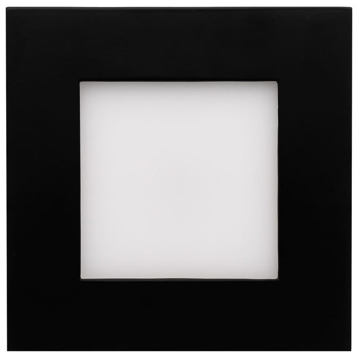 Direct Wire LED Downlight Satco S11876R1 10 Watt LED Direct Wire Downlight - 4-Inch - CCT Selectable - Square - Remote Driver - Black Finish Satco