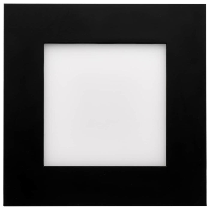 Direct Wire LED Downlight Satco S11877R1 12 Watt LED Direct Wire Downlight - 6-Inch - CCT Selectable - Square - Remote Driver - Black Finish Satco