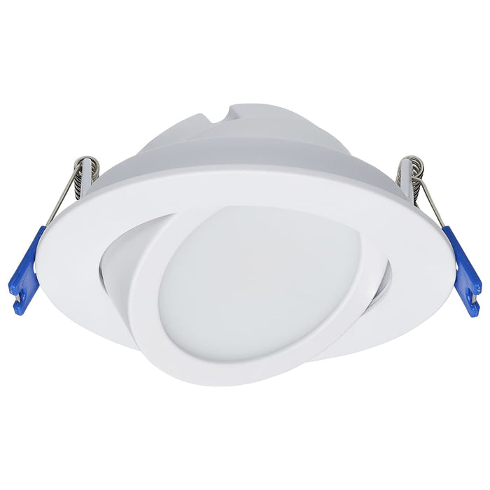 Downlight Satco S11878 11 Watt - 4" - Directional Low-Profile Downlight - CCT Selectable - 120 Volt - White Finish Satco