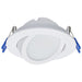 Downlight Satco S11878 11 Watt - 4" - Directional Low-Profile Downlight - CCT Selectable - 120 Volt - White Finish Satco