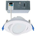 Downlight Satco S11878 11 Watt - 4" - Directional Low-Profile Downlight - CCT Selectable - 120 Volt - White Finish Satco