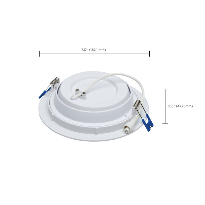 Downlight Satco S11879 14 Watt - 6" - Directional Low-Profile Downlight - CCT Selectable - 120 Volt - White Finish Satco
