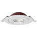 Remote Driver LED Downlight Satco S11880 9 Watt LED - Fire Rated - 4 Inch Direct Wire Directional Downlight - Round Shape - White Finish - CCT Selectable - Dimmable - 120 Volts Satco