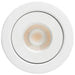 Remote Driver LED Downlight Satco S11880 9 Watt LED - Fire Rated - 4 Inch Direct Wire Directional Downlight - Round Shape - White Finish - CCT Selectable - Dimmable - 120 Volts Satco