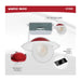 Remote Driver LED Downlight Satco S11881 15 Watt LED - Fire Rated - 6 Inch Direct Wire Directional Downlight - Round Shape - White Finish - CCT Selectable - Dimmable - 120 Volts Satco