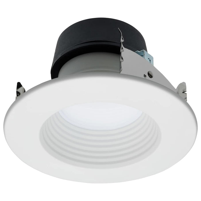 Downlight Retrofit Satco S11882 Field Selectable LED Downlight Retrofit - Deep Baffle - 5.8/7/9.5 Watts - 27K/30K/35K/40K/50K CCT - 4 Inch - Round Shape - White Finish - 120 Volts Satco