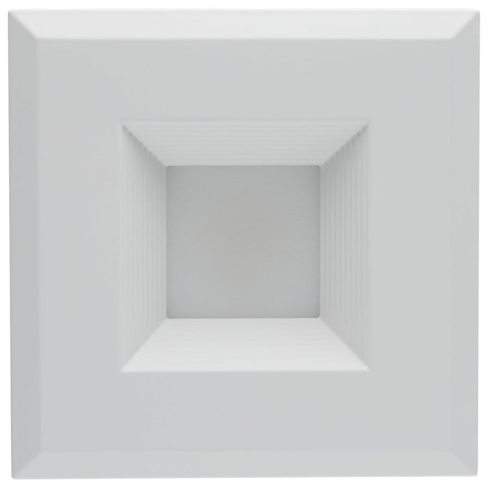 Downlight Retrofit Satco S11884 Field Selectable LED Downlight Retrofit - Deep Baffle - 5.8/7/9.5 Watts - 27K/30K/35K/40K/50K CCT - 4 Inch - Square Shape - White Finish - 120 Volts Satco