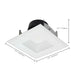 Downlight Retrofit Satco S11884 Field Selectable LED Downlight Retrofit - Deep Baffle - 5.8/7/9.5 Watts - 27K/30K/35K/40K/50K CCT - 4 Inch - Square Shape - White Finish - 120 Volts Satco
