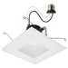 Downlight Retrofit Satco S11885 Field Selectable LED Downlight Retrofit - Deep Baffle - 8/10.5/13.5 Watts - 27K/30K/35K/40K/50K CCT - 5-6 Inch - Square Shape - White Finish - 120 Volts Satco