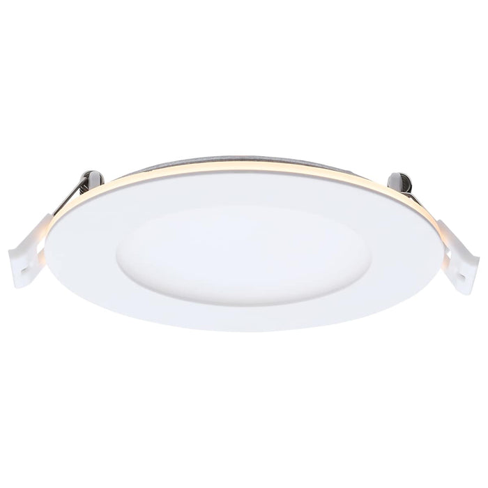 Remote Driver LED Downlight Satco S11886 9 Watt LED Direct Wire Downlight with Night Light - 4 Inch - Remote Driver - CCT Selectable - Dimmable - Round - White Finish Satco