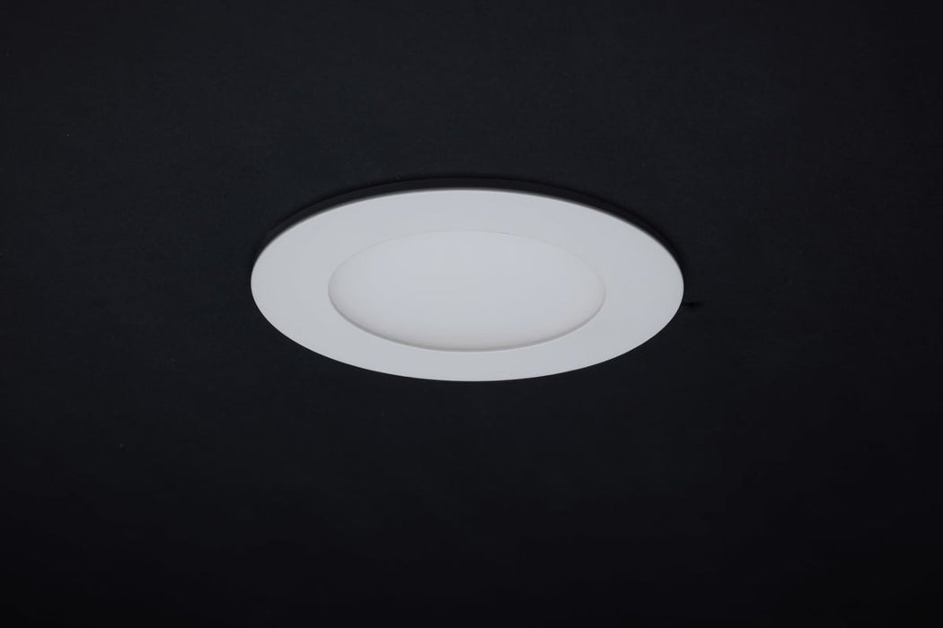 Remote Driver LED Downlight Satco S11886 9 Watt LED Direct Wire Downlight with Night Light - 4 Inch - Remote Driver - CCT Selectable - Dimmable - Round - White Finish Satco