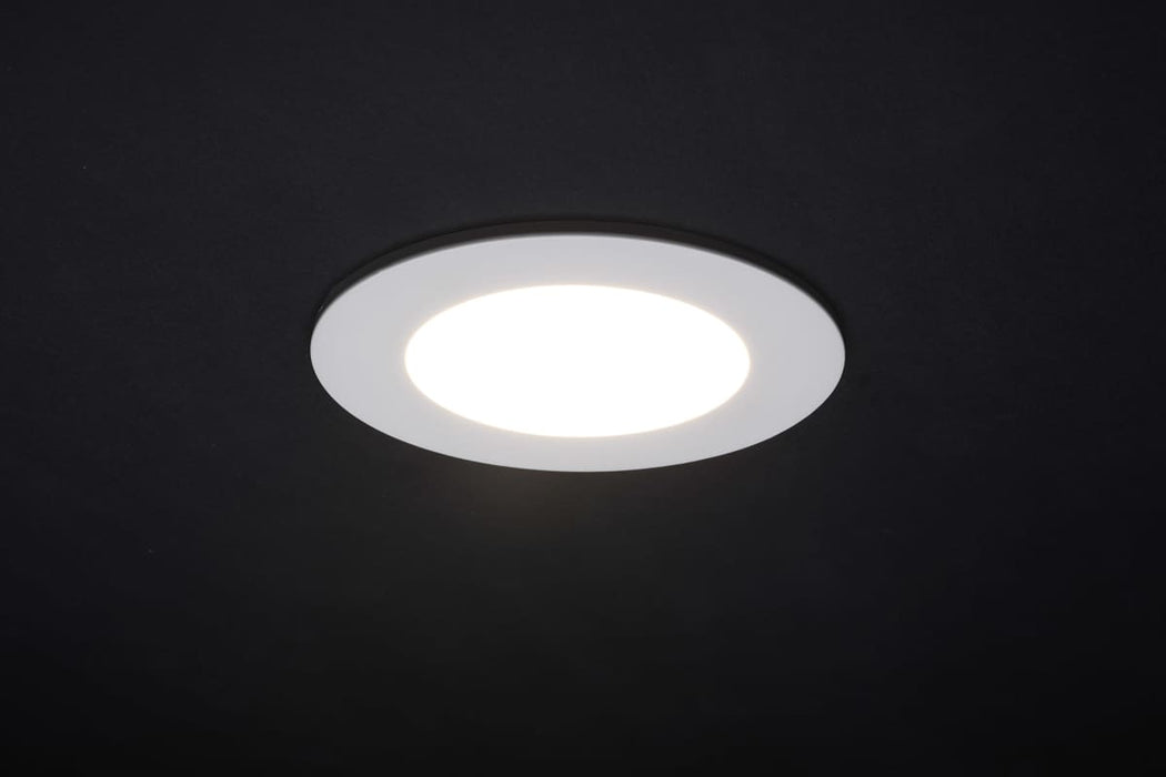 Remote Driver LED Downlight Satco S11886 9 Watt LED Direct Wire Downlight with Night Light - 4 Inch - Remote Driver - CCT Selectable - Dimmable - Round - White Finish Satco