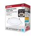 Remote Driver LED Downlight Satco S11886 9 Watt LED Direct Wire Downlight with Night Light - 4 Inch - Remote Driver - CCT Selectable - Dimmable - Round - White Finish Satco