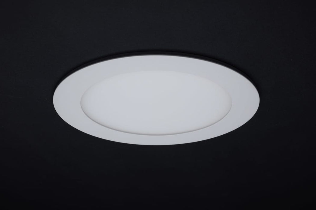 Remote Driver LED Downlight Satco S11887 12 Watt LED Direct Wire Downlight with Night Light - 6 Inch - Remote Driver - CCT Selectable - Dimmable - Round - White Finish Satco