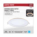 Remote Driver LED Downlight Satco S11887 12 Watt LED Direct Wire Downlight with Night Light - 6 Inch - Remote Driver - CCT Selectable - Dimmable - Round - White Finish Satco