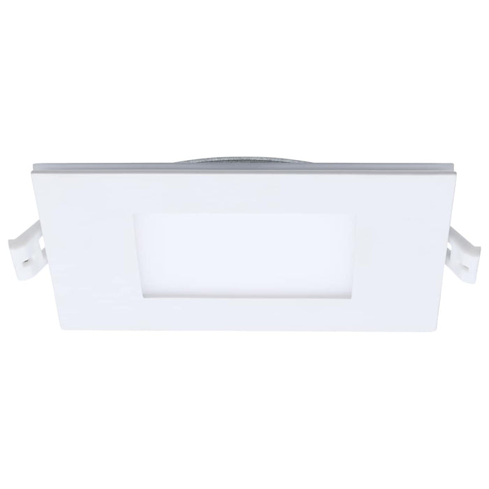 Remote Driver LED Downlight Satco S11888 9 Watt LED Direct Wire Downlight with Night Light - 4 Inch - Remote Driver - CCT Selectable - Dimmable - Square - White Finish Satco