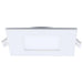 Remote Driver LED Downlight Satco S11888 9 Watt LED Direct Wire Downlight with Night Light - 4 Inch - Remote Driver - CCT Selectable - Dimmable - Square - White Finish Satco
