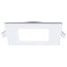 Remote Driver LED Downlight Satco S11888 9 Watt LED Direct Wire Downlight with Night Light - 4 Inch - Remote Driver - CCT Selectable - Dimmable - Square - White Finish Satco