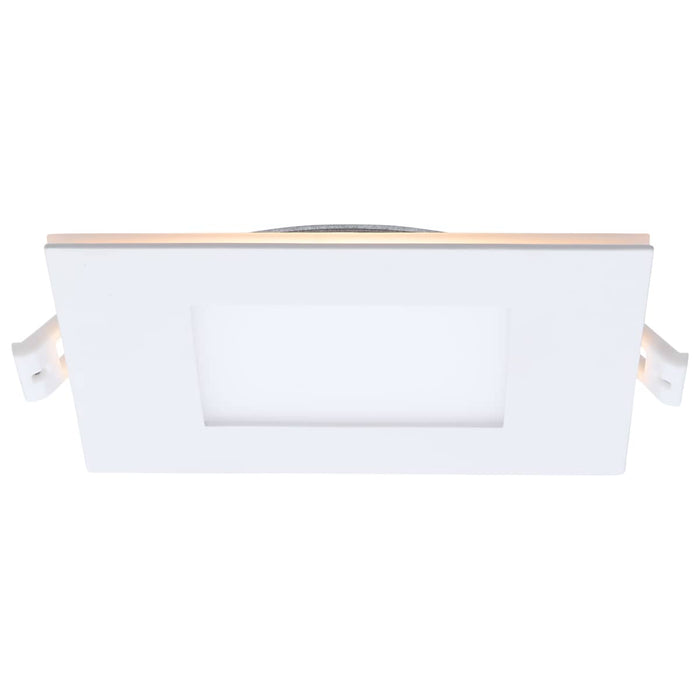 Remote Driver LED Downlight Satco S11888 9 Watt LED Direct Wire Downlight with Night Light - 4 Inch - Remote Driver - CCT Selectable - Dimmable - Square - White Finish Satco