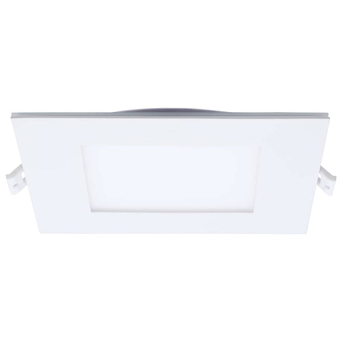 Remote Driver LED Downlight Satco S11889 12 Watt LED Direct Wire Downlight with Night Light - 6 Inch - Remote Driver - CCT Selectable - Dimmable - Square - White Finish Satco